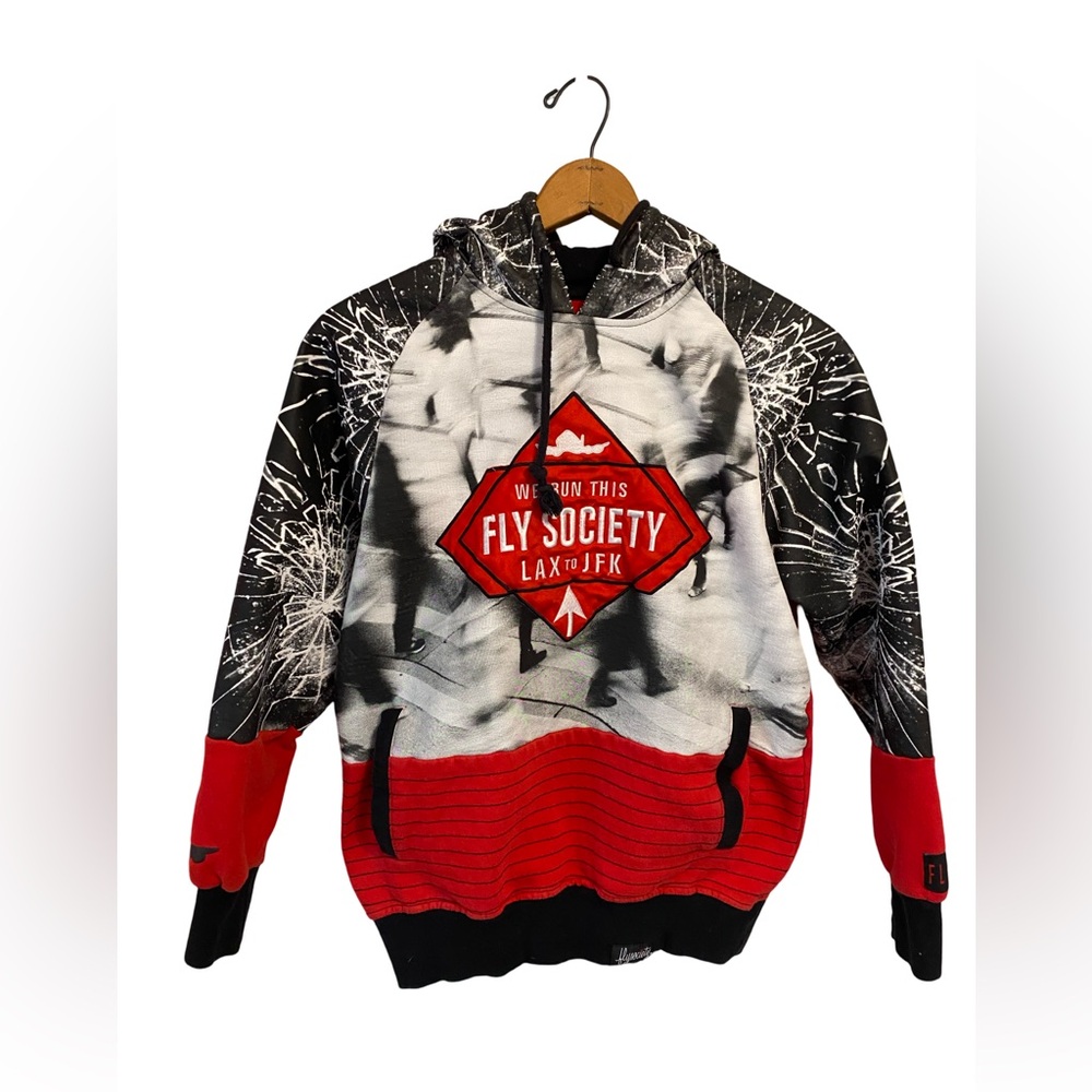 Fly Society Mens Hoodie Streetwear Size‎ Medium
